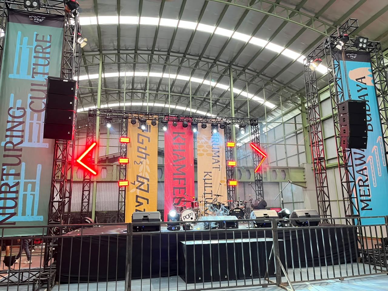 Dokumentasi Stage & Rigging oleh Lantai Atas Event Solution